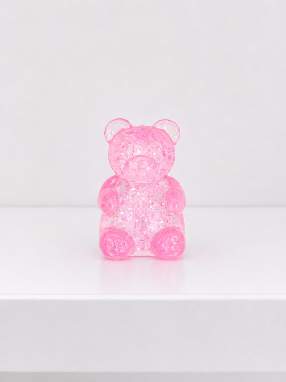 Pink Glitter Jelly Bear