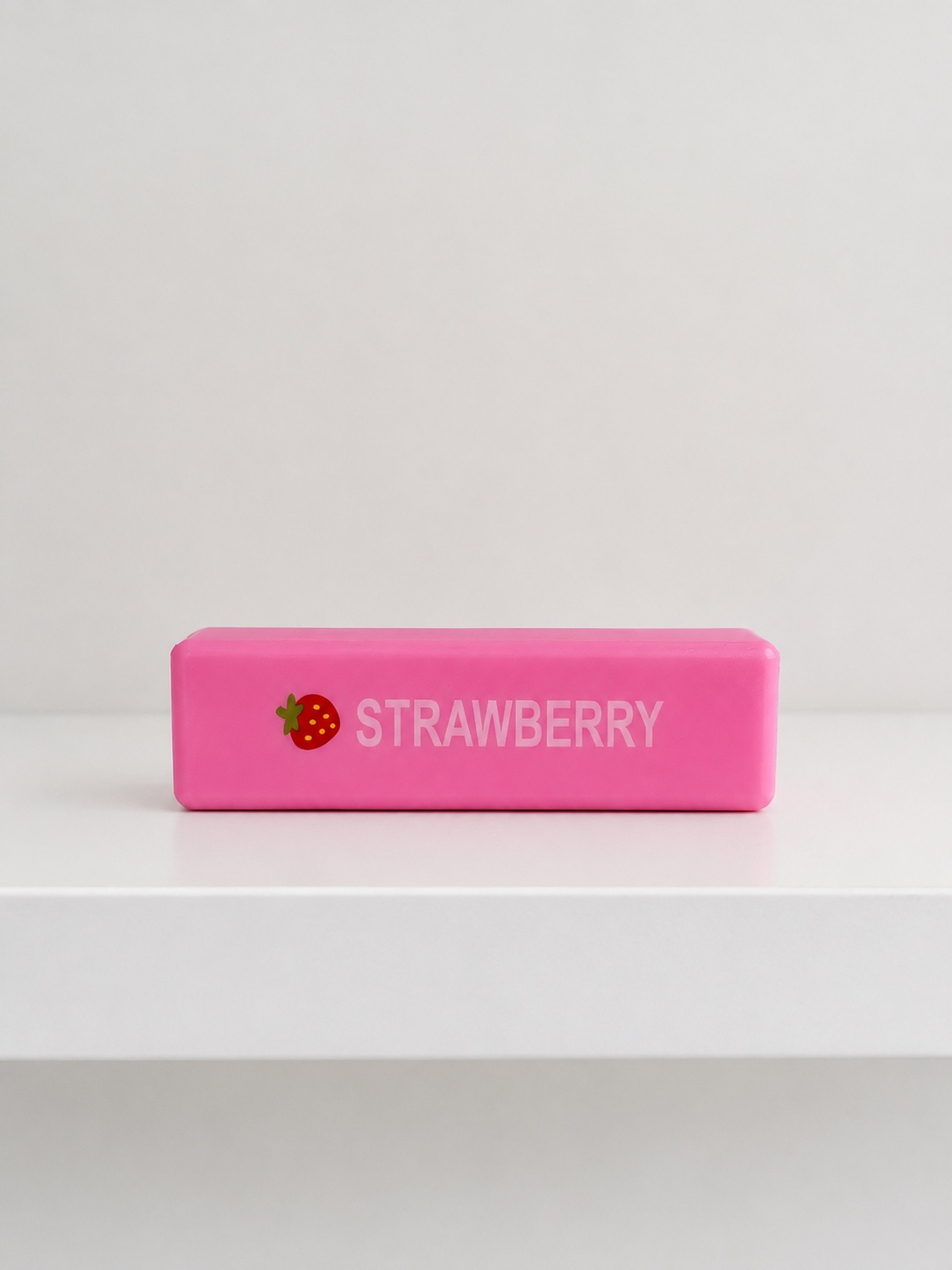 Front view of the pink Strawberry Butter squishy